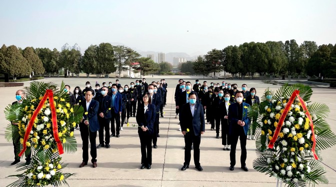 甘肅建科院四個(gè)黨支部聯(lián)合開(kāi)展 “銘記歷史 緬懷先烈”主題黨日活動(dòng)