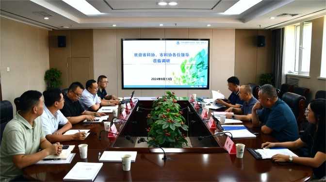 甘肅省科協領導調研甘肅建科院院士協同創新基地